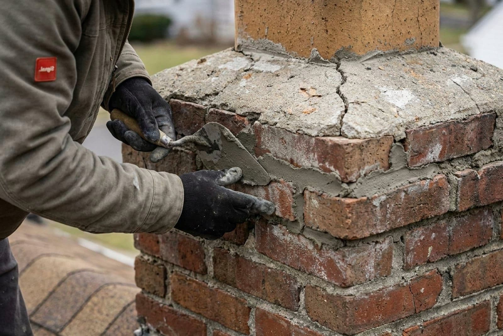 Masonry Repair (Crown / Repointing) in Washington — chimney crown repair and repointing