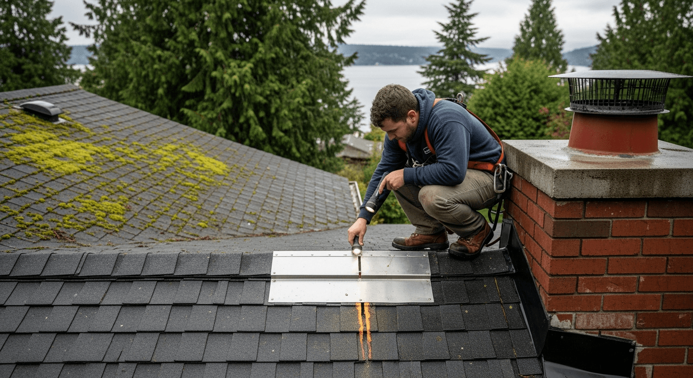 Chimney Flashing Repair Cost in Kirkland: $400–$3,000
