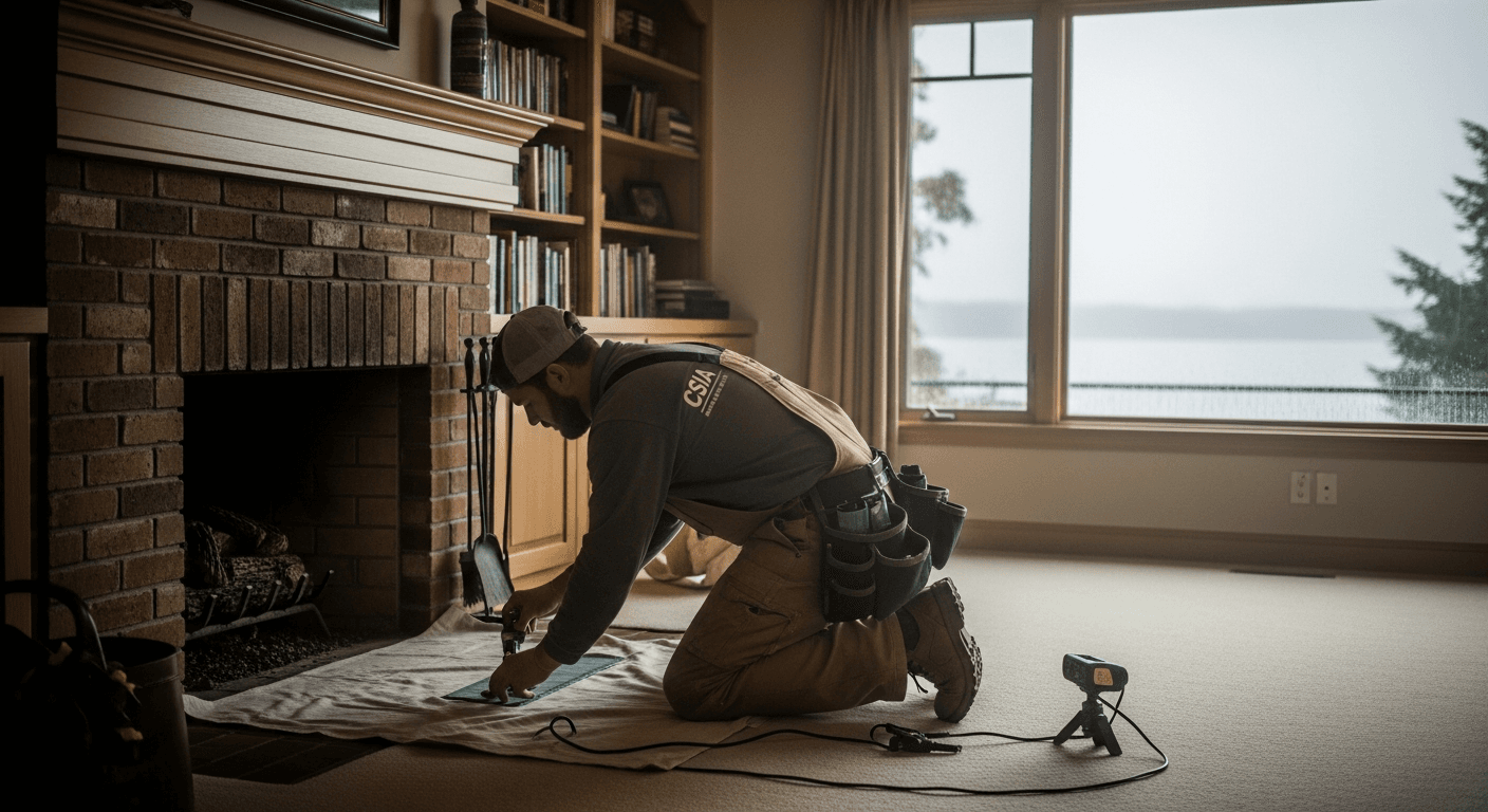 Chimney Sweep Cost in Kirkland, WA: $150–$350
