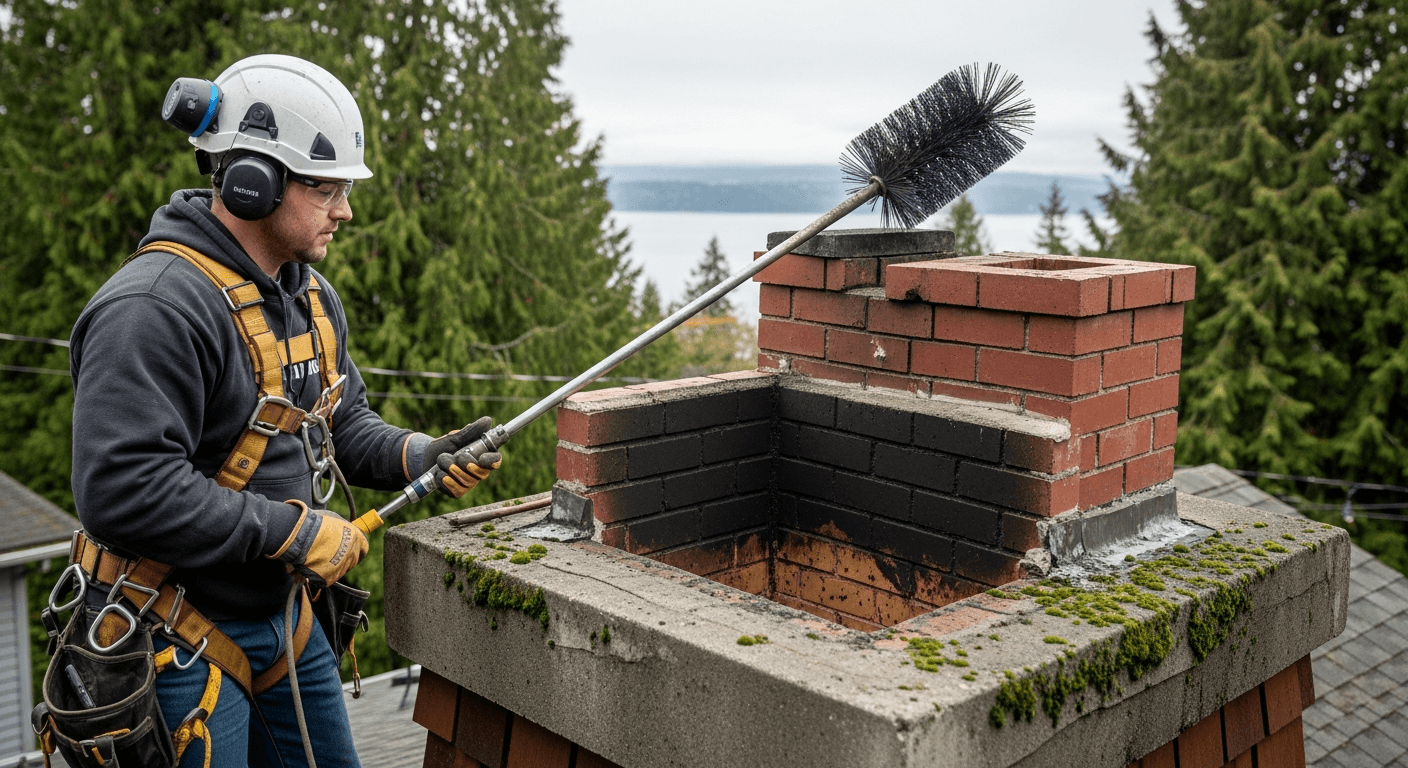 How Dangerous Is Creosote Buildup in My Kirkland Chimney — and What Does It Cost to Remove?