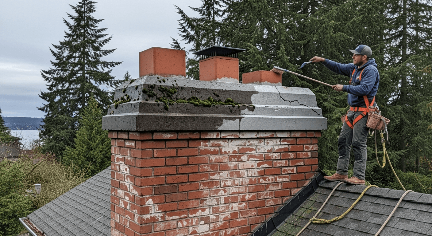 Chimney Waterproofing Cost in Kirkland: $350–$500