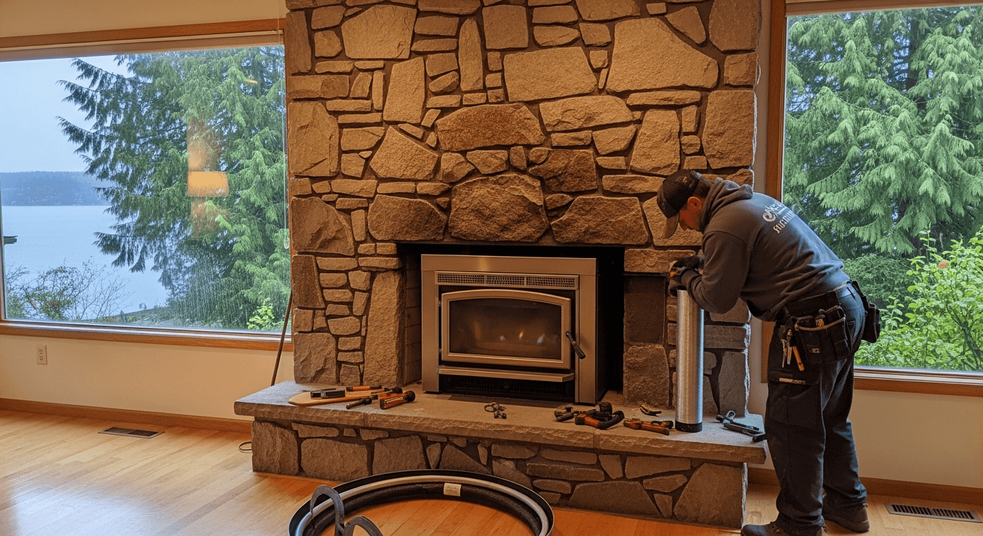 Wood-Burning Fireplace vs. Gas Insert: Which Is Right for Your Kirkland Home?